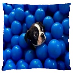 Cute Balls Puppy Large Cushion Case (one Side) by Sparkle