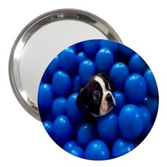 Cute Balls Puppy 3  Handbag Mirrors