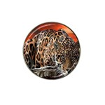 Nature With Tiger Hat Clip Ball Marker Front