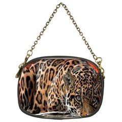 Nature With Tiger Chain Purse (one Side) by Sparkle