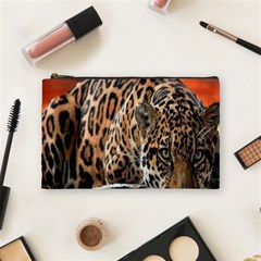 Nature With Tiger Cosmetic Bag (medium) by Sparkle