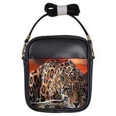 Nature With Tiger Girls Sling Bag by Sparkle