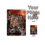 Nature With Tiger Playing Cards 54 Designs (Mini) Front - Spade2