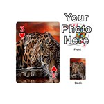 Nature With Tiger Playing Cards 54 Designs (Mini) Front - Heart3