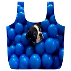 Cute Balls Puppy Full Print Recycle Bag (xxxl)