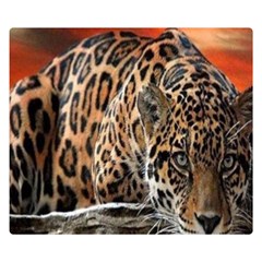 Nature With Tiger Double Sided Flano Blanket (small)  by Sparkle