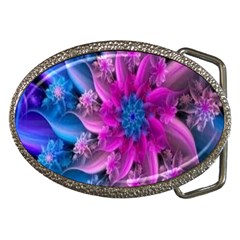 Fractal Flower Belt Buckles by Sparkle