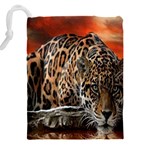 Nature With Tiger Drawstring Pouch (4XL) Back