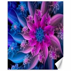 Fractal Flower Canvas 11  X 14  by Sparkle