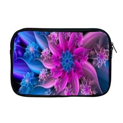 Fractal Flower Apple Macbook Pro 17  Zipper Case by Sparkle