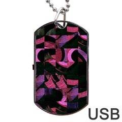 Random Design Dog Tag Usb Flash (one Side) by Sparkle