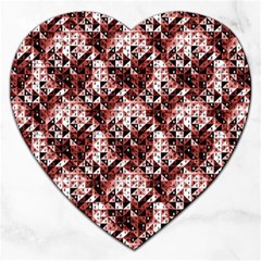 Digital Checkboard Jigsaw Puzzle (heart)