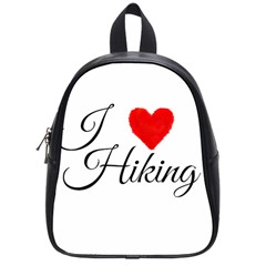 I Hiking School Bag (small) by FunnyStatementsandSlogans