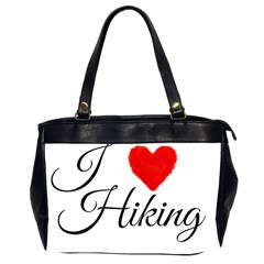 I Hiking Oversize Office Handbag (2 Sides) by FunnyStatementsandSlogans