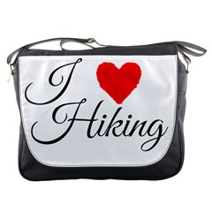 I Hiking Messenger Bag by FunnyStatementsandSlogans