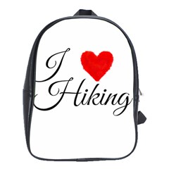 I Hiking School Bag (xl) by FunnyStatementsandSlogans