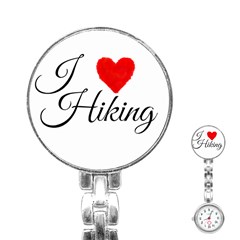 I Hiking Stainless Steel Nurses Watch by FunnyStatementsandSlogans