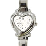 Happy Easter Motif Print Pattern Heart Italian Charm Watch Front