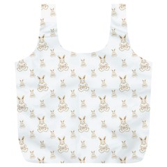 Happy Easter Motif Print Pattern Full Print Recycle Bag (xl)