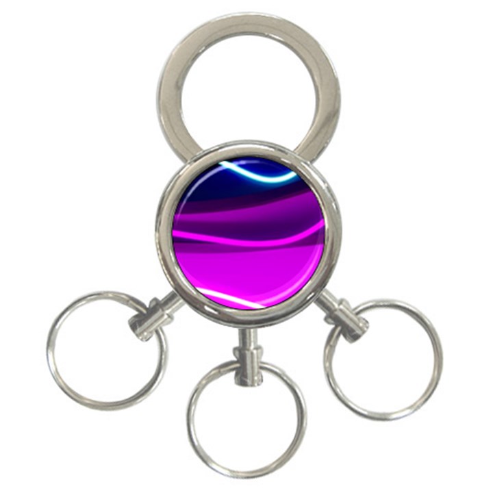 Neon Wonder  3-Ring Key Chain