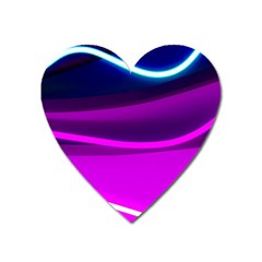 Neon Wonder  Heart Magnet by essentialimage