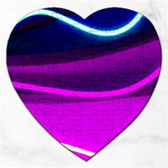 Neon Wonder  Jigsaw Puzzle (heart) by essentialimage