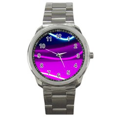 Neon Wonder  Sport Metal Watch by essentialimage