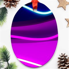 Neon Wonder  Oval Ornament (two Sides) by essentialimage