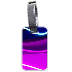 Neon Wonder  Luggage Tag (two Sides) by essentialimage