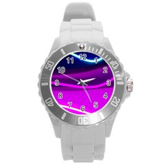 Neon Wonder  Round Plastic Sport Watch (l) by essentialimage