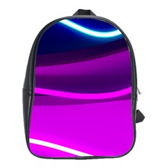 Neon Wonder  School Bag (xl) by essentialimage