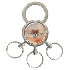 Wonderful Elegant Heart 3-ring Key Chain by FantasyWorld7