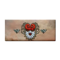 Wonderful Elegant Heart Hand Towel by FantasyWorld7