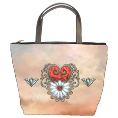 Wonderful Elegant Heart Bucket Bag by FantasyWorld7