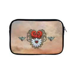 Wonderful Elegant Heart Apple Macbook Pro 13  Zipper Case by FantasyWorld7