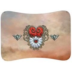 Wonderful Elegant Heart Velour Seat Head Rest Cushion by FantasyWorld7