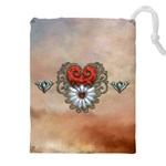 Wonderful Elegant Heart Drawstring Pouch (5XL)