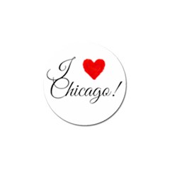 I Heart Chicago  Golf Ball Marker by FunnyStatementsandSlogans