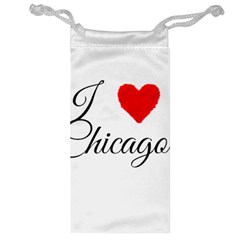 I Heart Chicago  Jewelry Bag by FunnyStatementsandSlogans