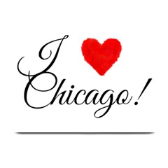 I Heart Chicago  Plate Mats by FunnyStatementsandSlogans