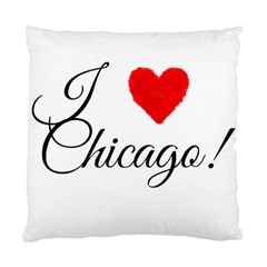 I Heart Chicago  Standard Cushion Case (one Side) by FunnyStatementsandSlogans