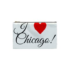 I Heart Chicago  Cosmetic Bag (small)