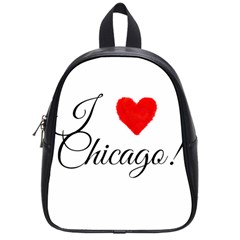 I Heart Chicago  School Bag (small) by FunnyStatementsandSlogans