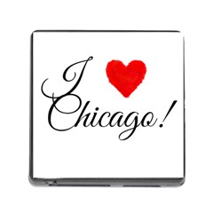 I Heart Chicago  Memory Card Reader (square 5 Slot) by FunnyStatementsandSlogans