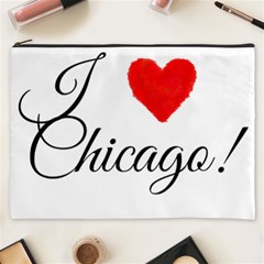 I Heart Chicago  Cosmetic Bag (xxxl) by FunnyStatementsandSlogans