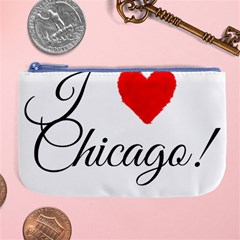 I Heart Chicago  Large Coin Purse by FunnyStatementsandSlogans