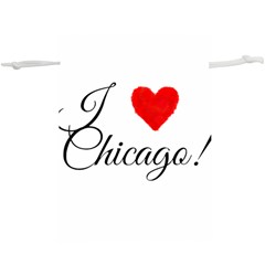 I Heart Chicago   Lightweight Drawstring Pouch (xl) by FunnyStatementsandSlogans