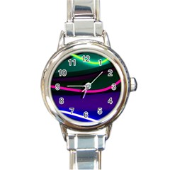 Neon Wonder Round Italian Charm Watch