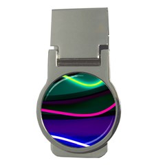 Neon Wonder Money Clips (round)  by essentialimage