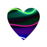 Neon Wonder Heart Magnet Front